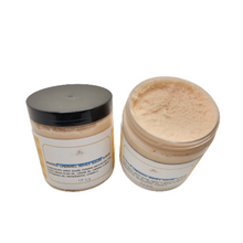 Load image into Gallery viewer, Handmade Organic Caramel And Honey Sugar Facial Scrub 12 oz
