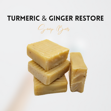 Load image into Gallery viewer, Turmeric and Ginger Restore Bar Soap (set of 2)