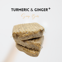 Load image into Gallery viewer, Turmeric and Ginger+ Bar Soap Handmade Organic Soap