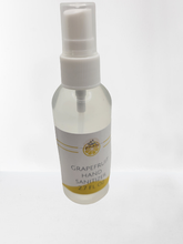 Load image into Gallery viewer, Grapefruit Handmade Organic Hand Sanitizer 2.7 oz.