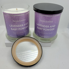 Load image into Gallery viewer, Lavender & Baby Powder Soy Candles 8.9oz