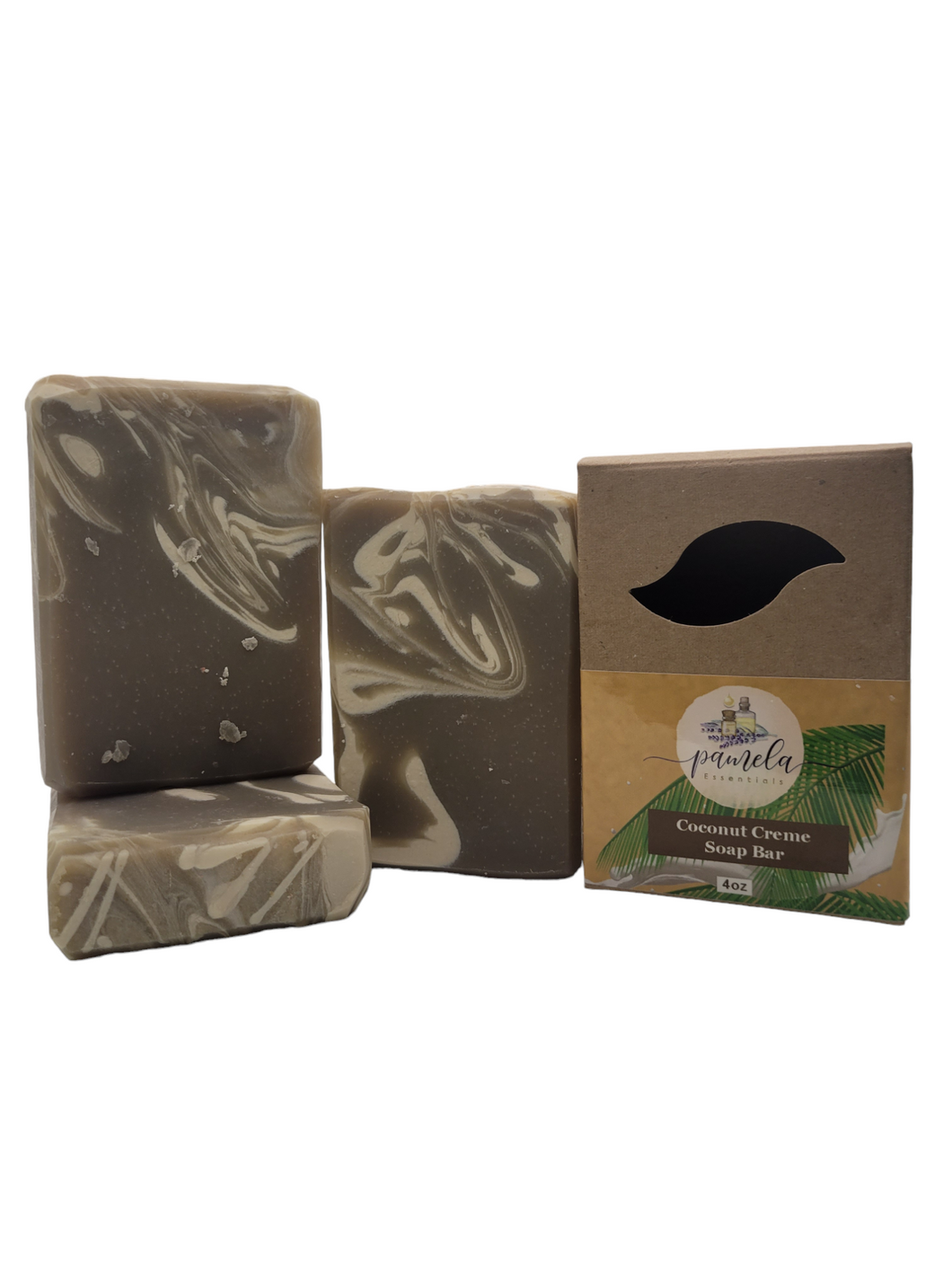 Coconut Creme Bar Soap (Set of 2) Natural Handmade