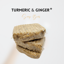 Load image into Gallery viewer, Turmeric and Ginger+ Bar Soap Handmade Organic Soap
