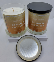 Load image into Gallery viewer, Cinnamon And Vanilla Handmade Soy Candle 8.9 oz.
