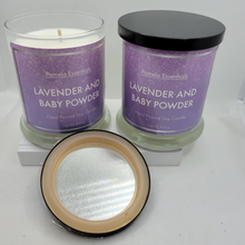 Load image into Gallery viewer, Lavender &amp; Baby Powder Soy Candles 8.9oz
