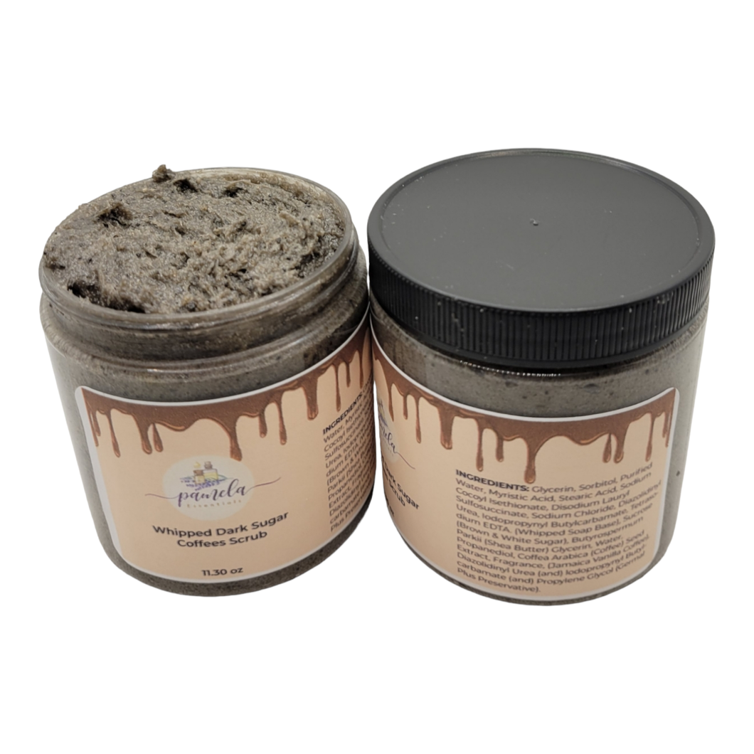 Pamela Essentials Whipped Dark Sugar Coffee Scrub Organic Facial Scrub