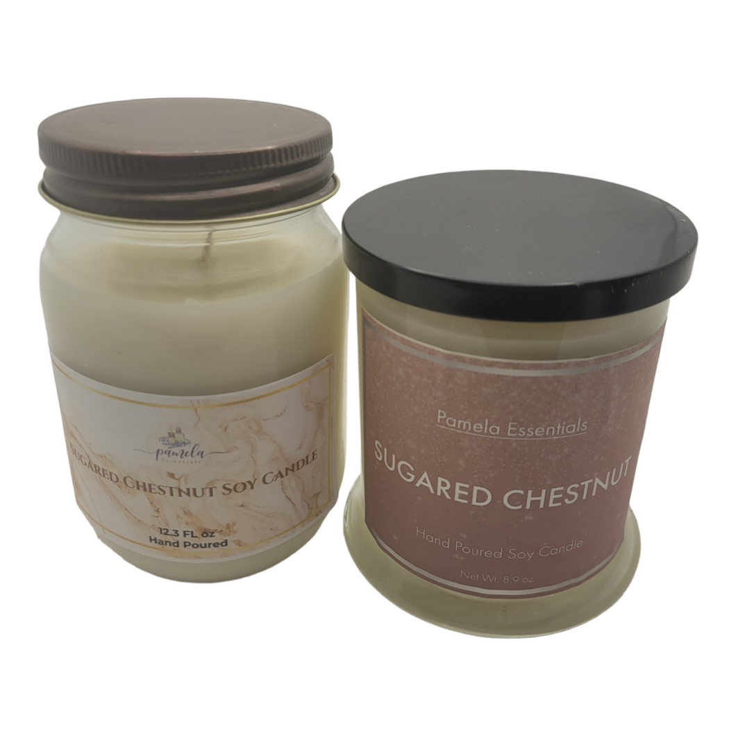 Sugared Chestnut Handmade Soy Candle