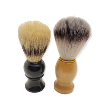 Load image into Gallery viewer, Men&#39;s Wooden Handle Shaving Brush
